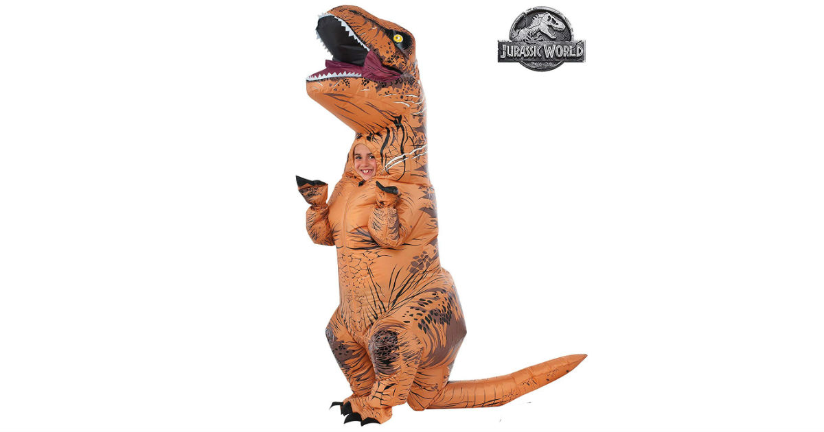 Save 56% on Rubie's Inflatable T-Rex Costume on Amazon