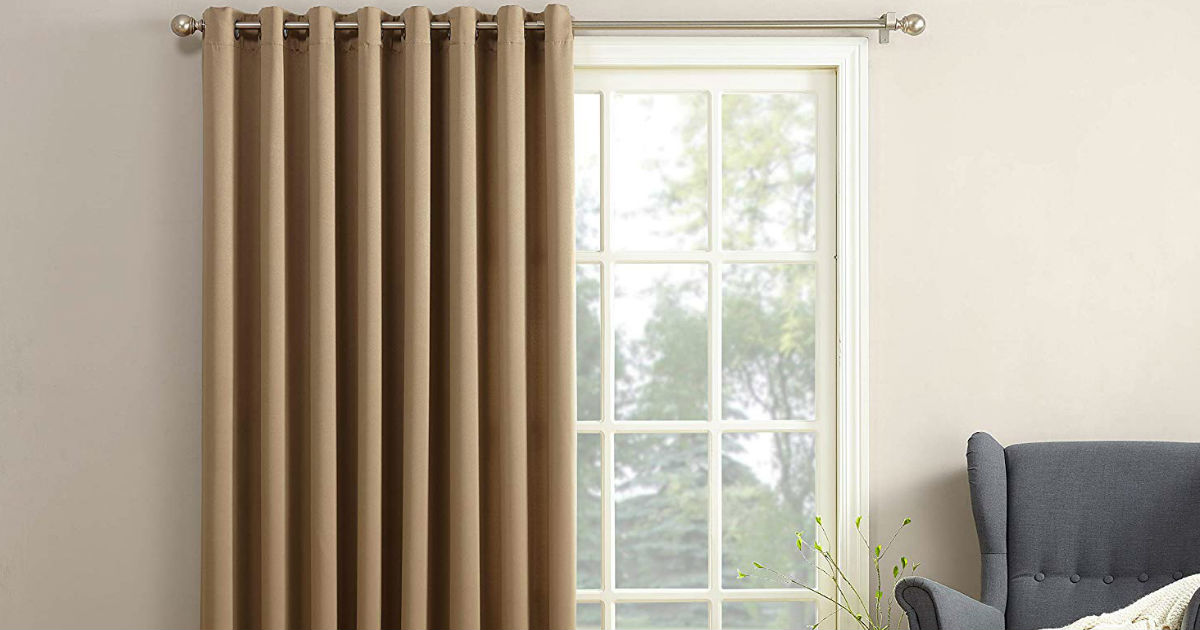 Energy Efficient Sliding Door Curtain ONLY $8.69 (Reg. $50)