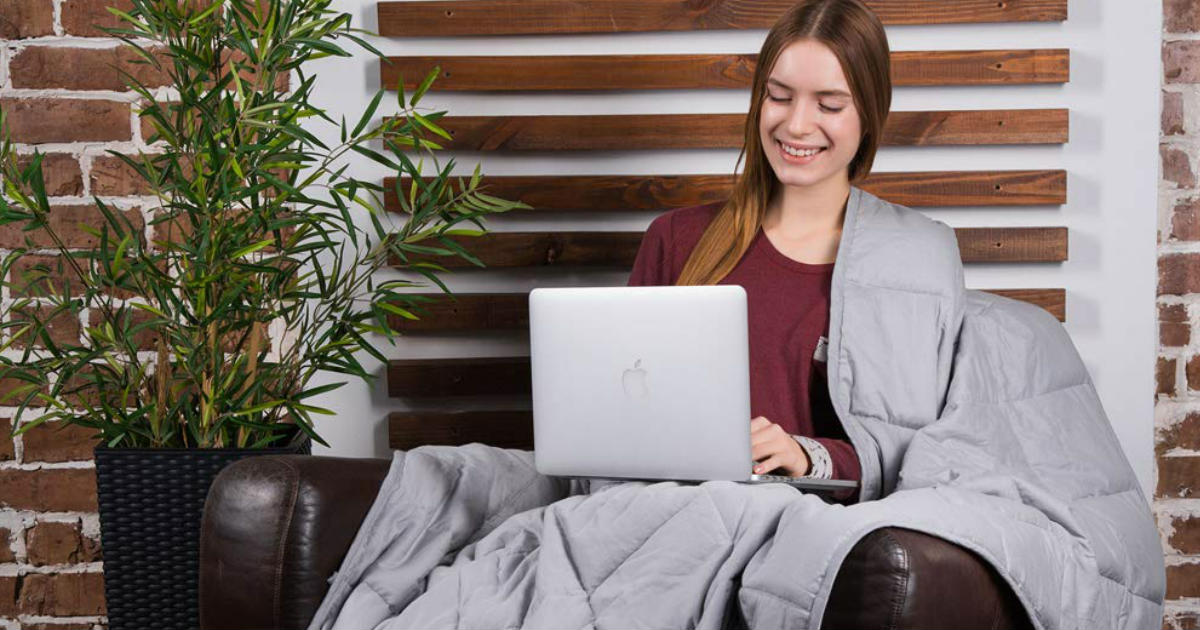 Weighted Blanket 15-Pound Twin ONLY $29.99 (Reg. $80)