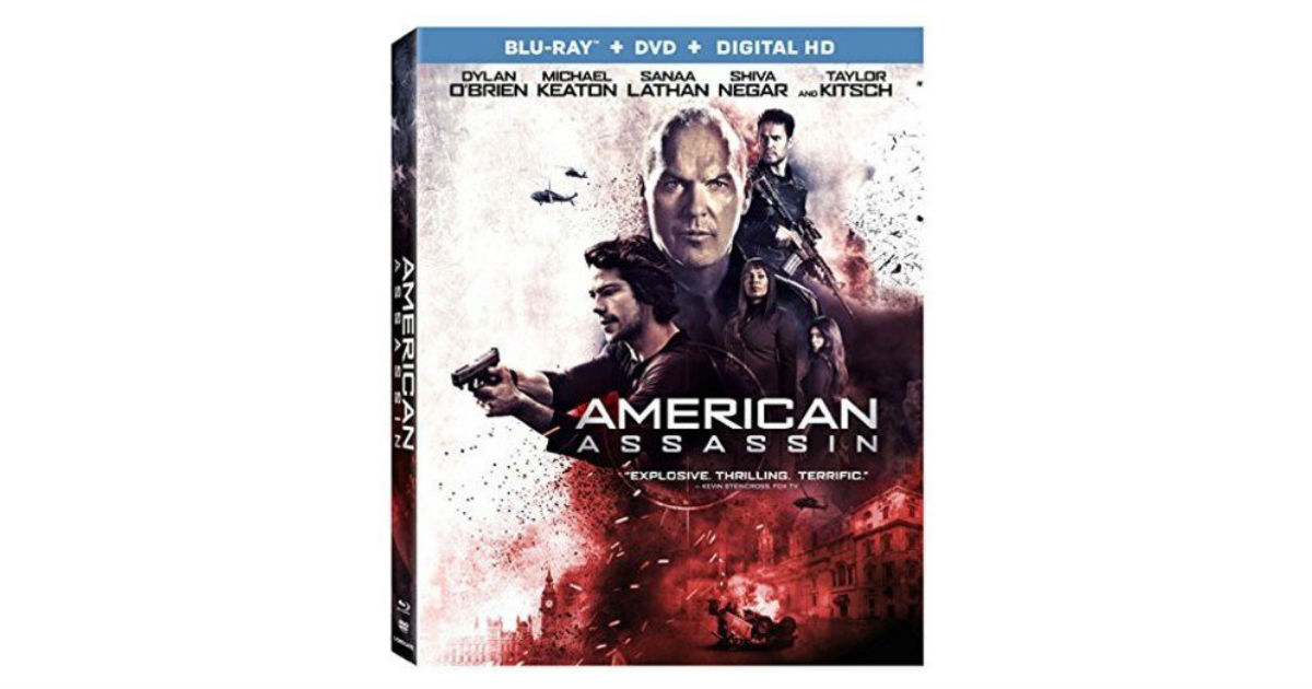 American Assassin on Blu-ray DVD ONLY $5 (Reg. $20)