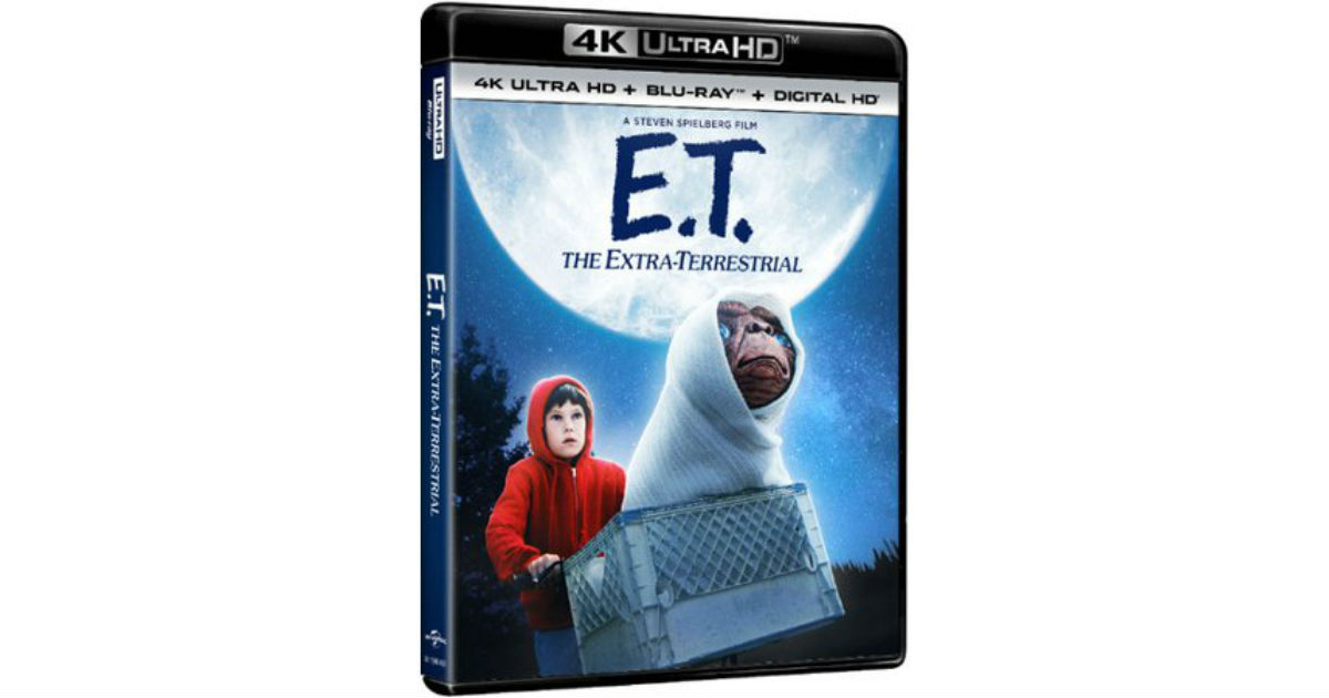 E.T. The Extra-Terrestrial Movie 4K Blu-ray ONLY $10 (Reg $30)