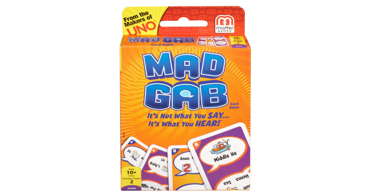 Mattel Games Mad Gab Picto-Gabs Card Game ONLY $5 (Reg. $10)
