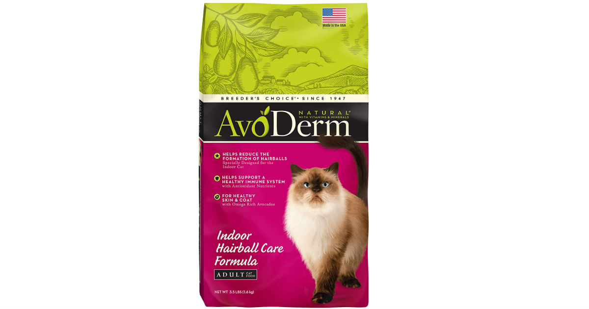 AvoDerm Natural Formula Cat Food ONLY $4.84 Shipped