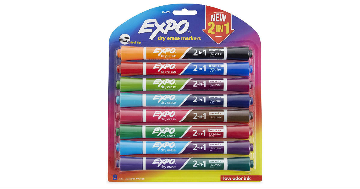 Expo 2-in-1 Dry Erase Markers ONLY $11.22 (Reg. $25)