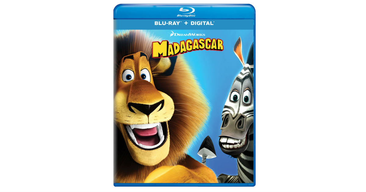 Madagascar Blu-ray + Digital ONLY $6.99 (Reg. $20)