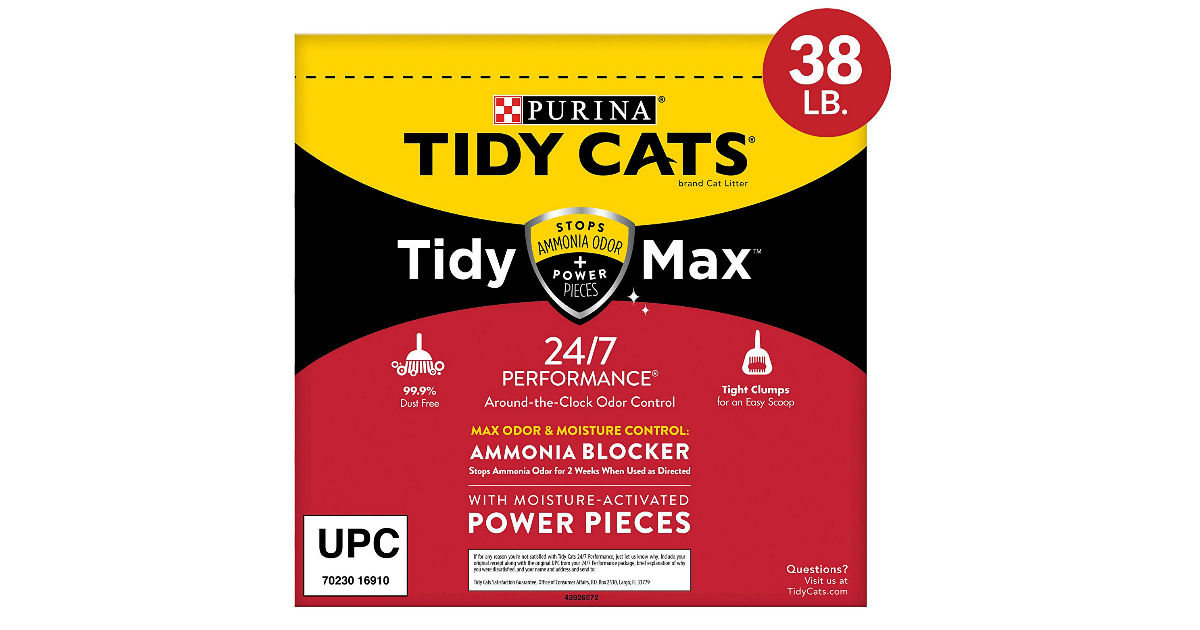 Save $8.00 on Purina Tidy Cats Clumping Cat Litter