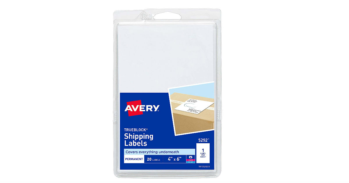 Avery Shipping Labels ONLY $1.88 (Reg. $60)