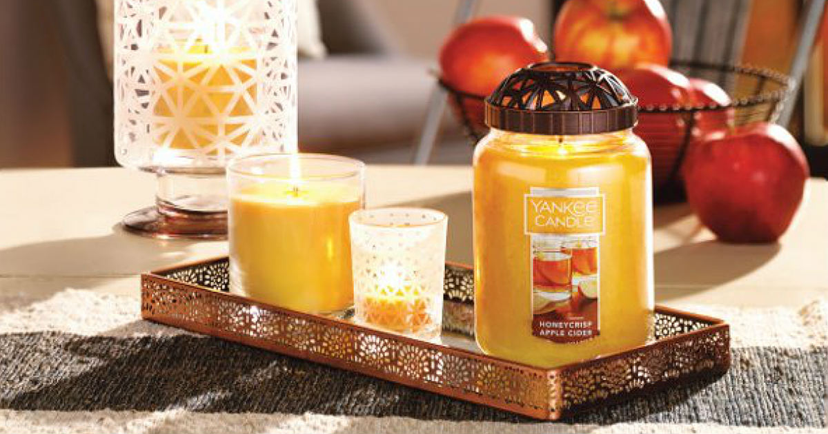 3 for $45 Large Yankee Candles + 25% Off Halloween Accessories