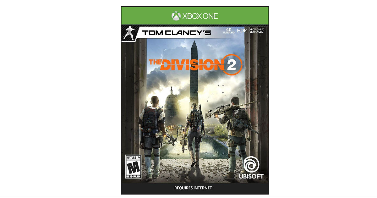 Tom Clancy's The Division 2 for Xbox One ONLY $19.99 (Reg. $60)