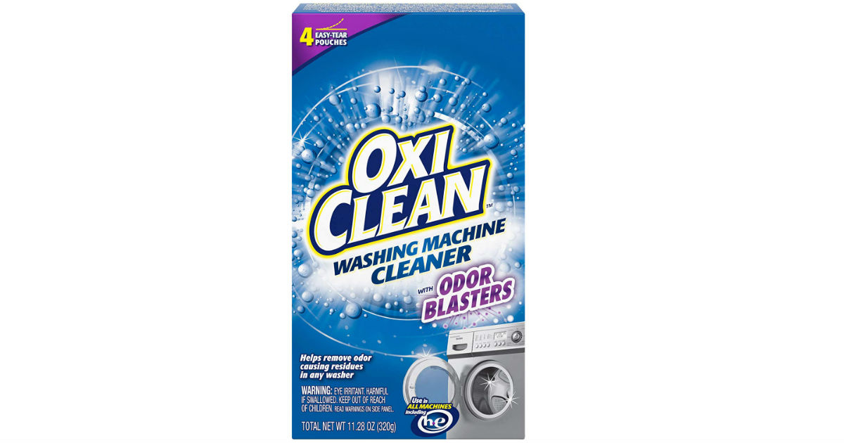 OxiClean Washing Machine Cleaner 4-ct ONLY $7.12 Shipped