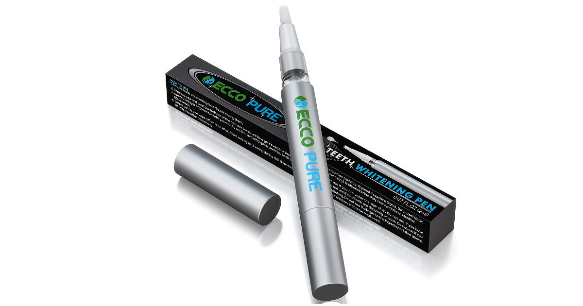 ECCO PURE Teeth Whitening Pen ONLY $5.60 (Reg. $15)