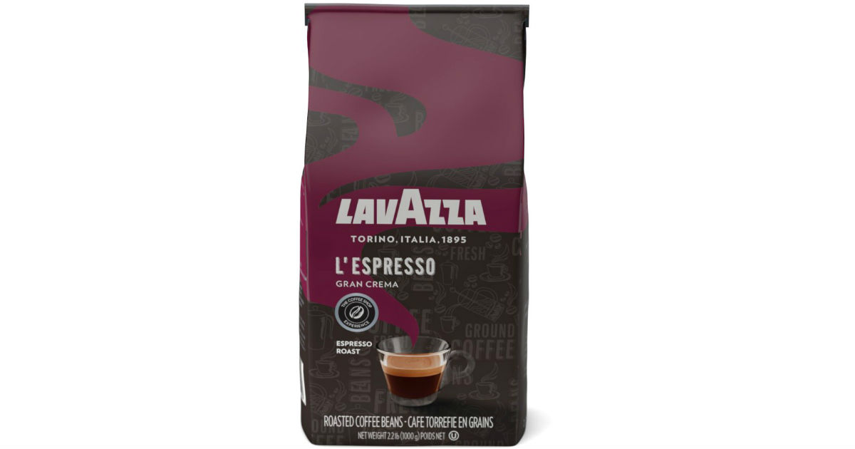 Lavazza Gran Crema Whole Bean Coffee Blend ONLY $10.03 Shipped