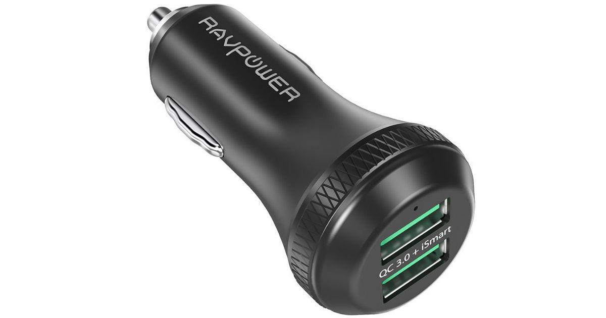 RAVPower USB Quick Car Charger ONLY $7.49 (Reg $13)