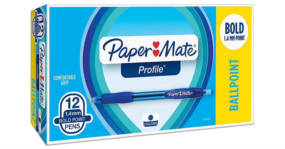 Paper Mate Ballpoint Pens 12-Pack ONLY $6.97 (Reg.15)