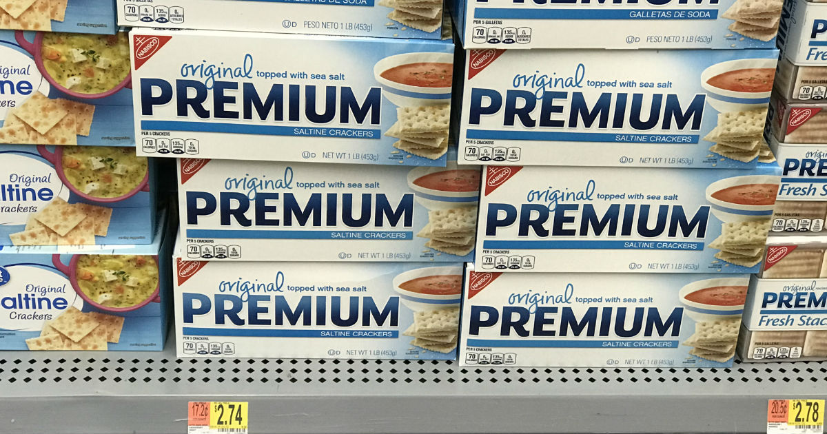 Nabisco Saltines Crackers ONLY $1.74 at Walmart