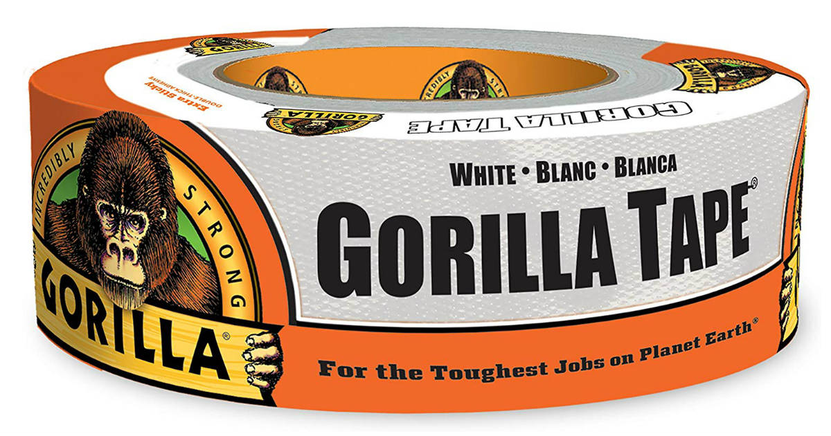 Gorilla White Duct Tape 30-Yard ONLY $4.23 (Reg. $11)
