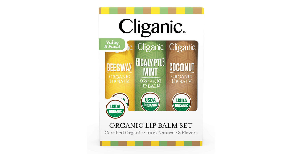 Clinic USDA Organic Lip Balm Set ONLY $3.99 (Reg. $8)