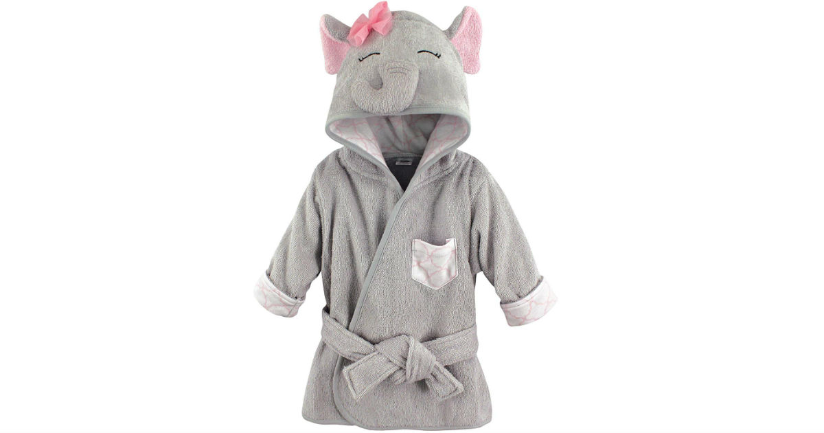 Hudson Baby Animal Face Hooded Bathrobe ONLY $6 (Reg $14)