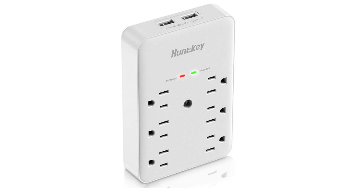 Huntkey Outlet Surge Protector ONLY $13.59 (Reg. $30)