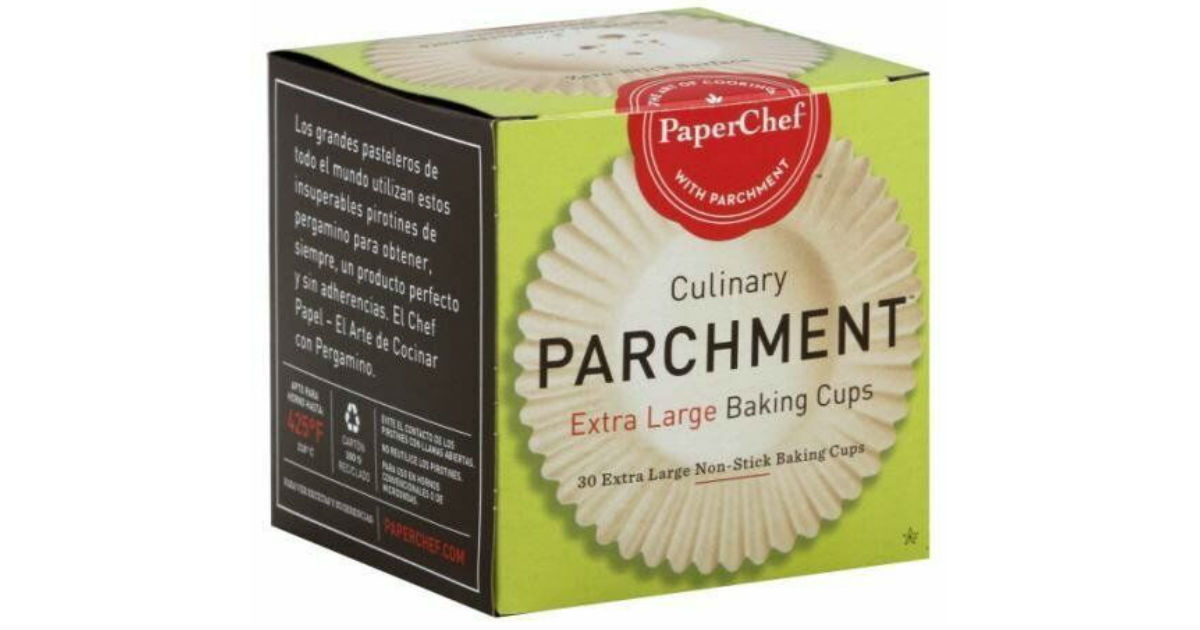 PaperChef Culinary Parchment Baking Cups 60-ct ONLY $0.98 (Reg $2)
