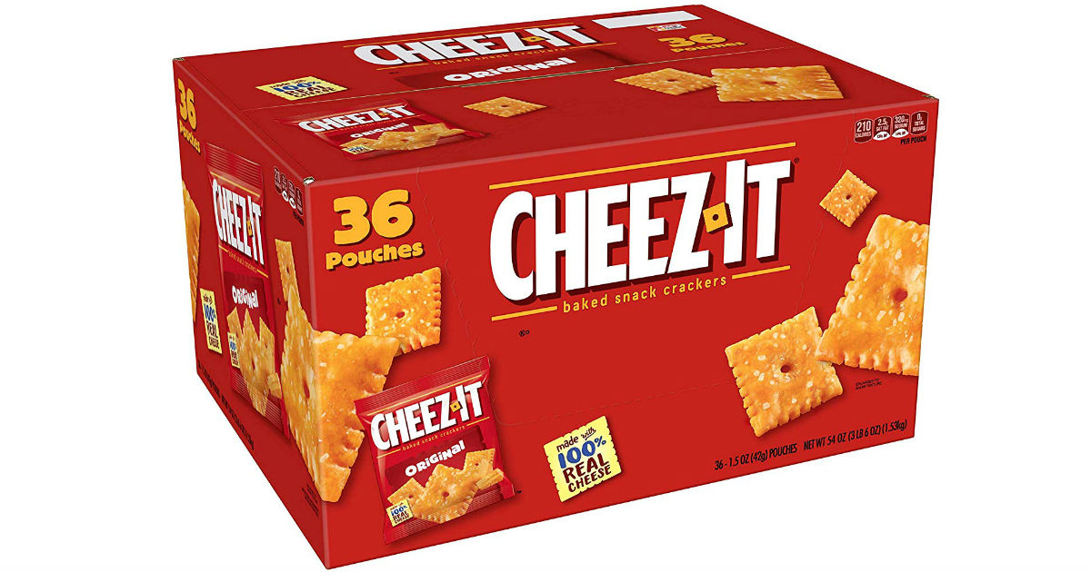 Cheez-It Original Cheese Crackers 36-Pack ONLY $5.98 Shipped