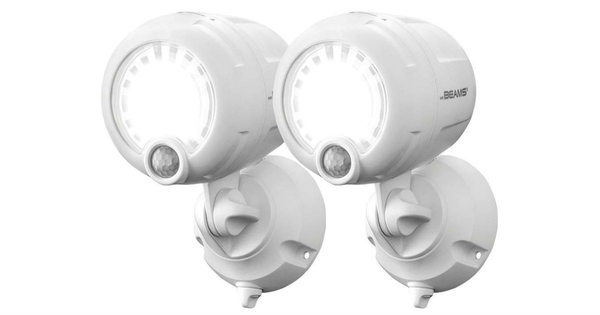 Mr. Beams Motion Sensor Spotlight 2-Pack ONLY $22.99 (Reg. $50)