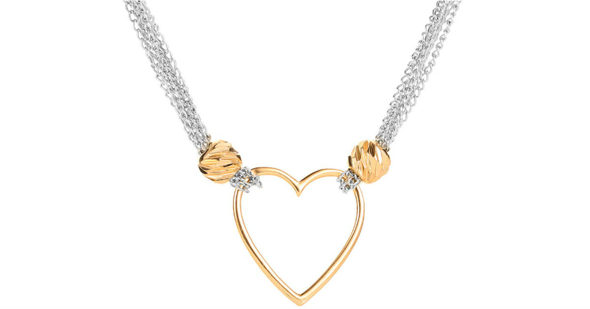 Hollow Heart Chain Multilayer Necklace ONLY $2 Shipped