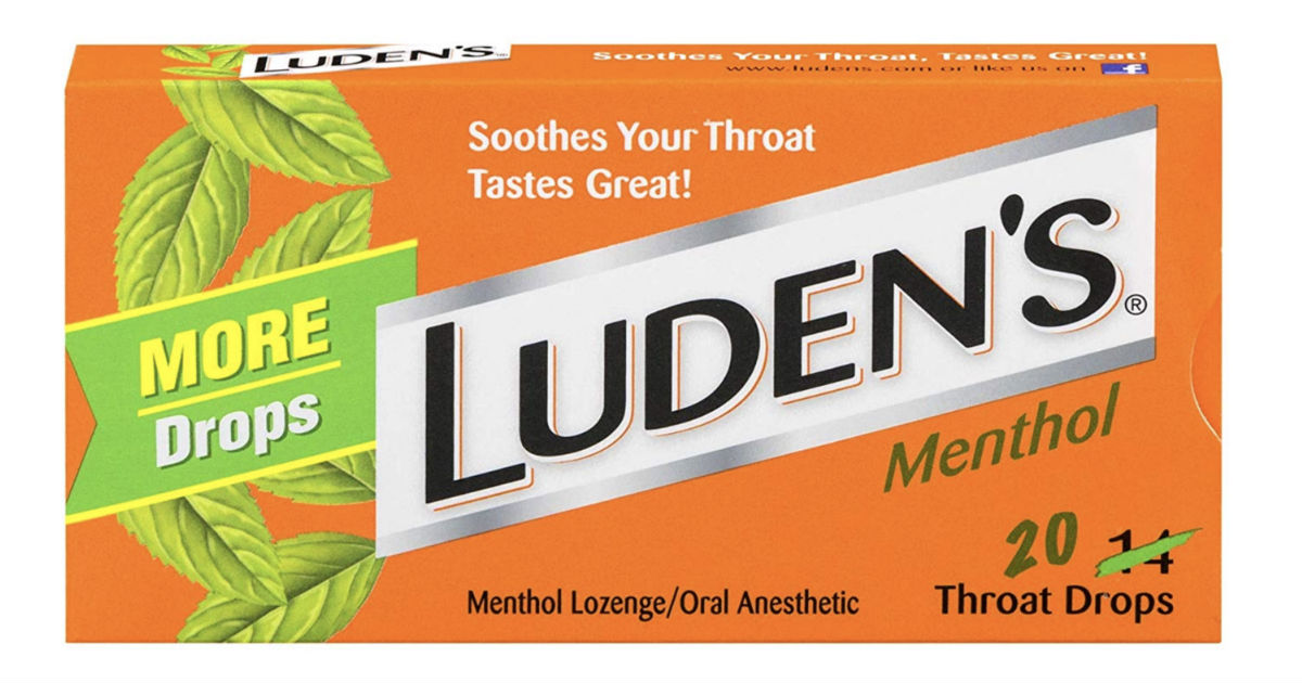 Luden's Menthol Throat Drops ONLY $1.13 at Amazon