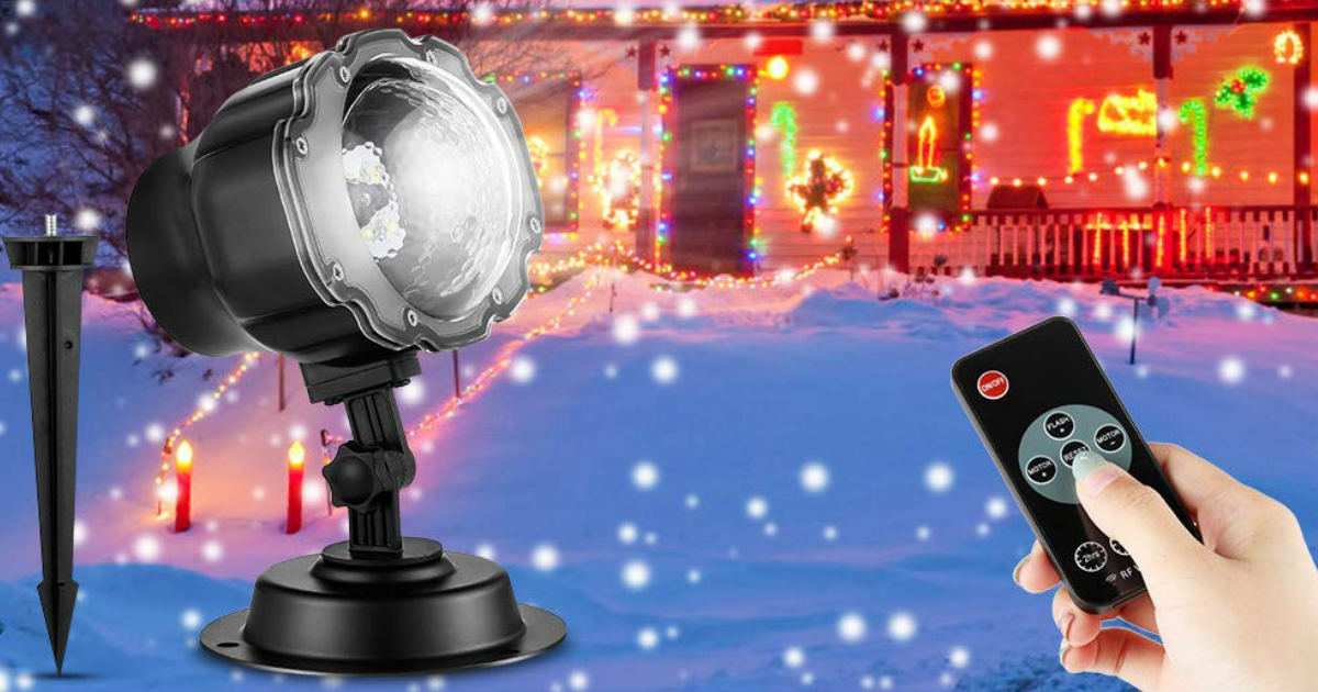 Prymax Snowfall LED Light Projector ONLY $9.42 (Reg. $20)