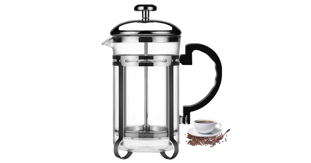 French Press Coffee Maker ONLY $11.03 (Reg. $26)