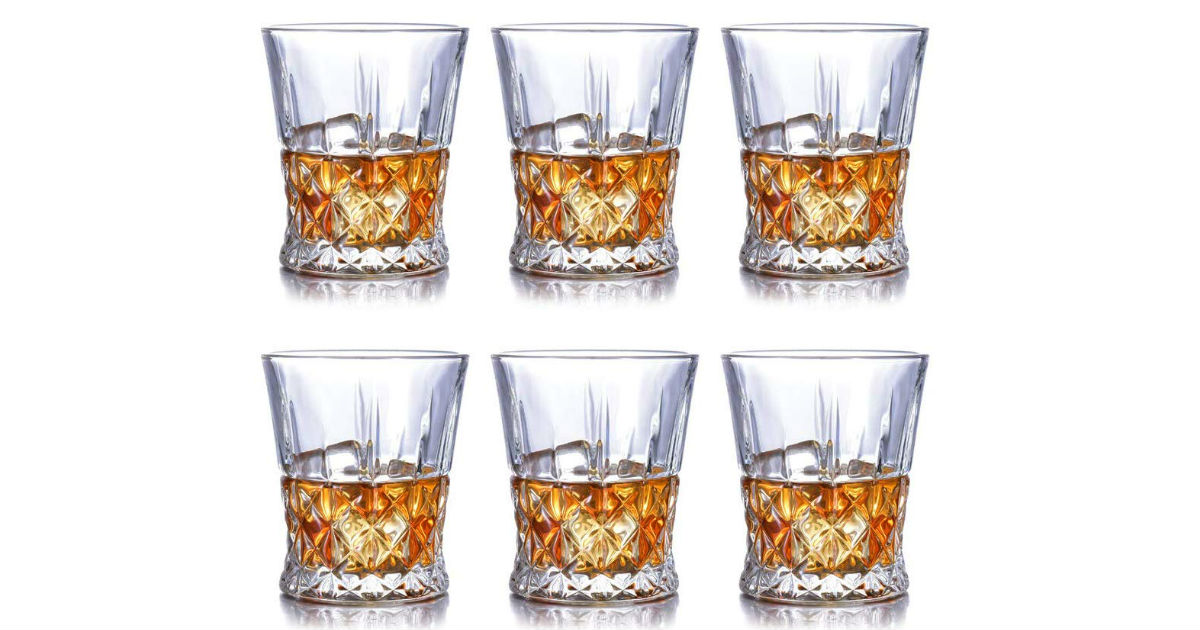 Whiskey 6-Piece Glass Set ONLY $15.99 (Reg. $45)