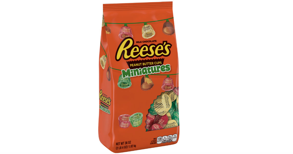 Reese's Holiday Miniatures Peanut Butter Cups ONLY $5.80