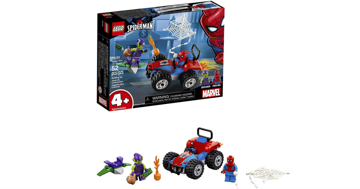 LEGO Marvel Spider-Man Car Chase Building Kit ONLY $5.51