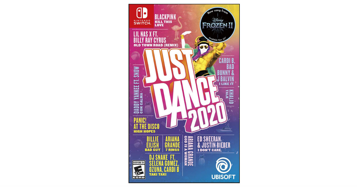 Just Dance 2020 Nintendo Switch ONLY $26.66 (Reg. $40)