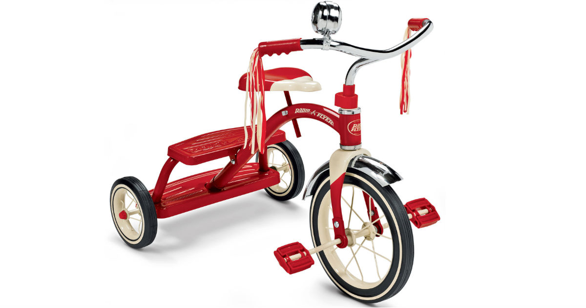 Radio Flyer, Classic Red Dual Deck Tricycle ONLY $44 (Reg $70)