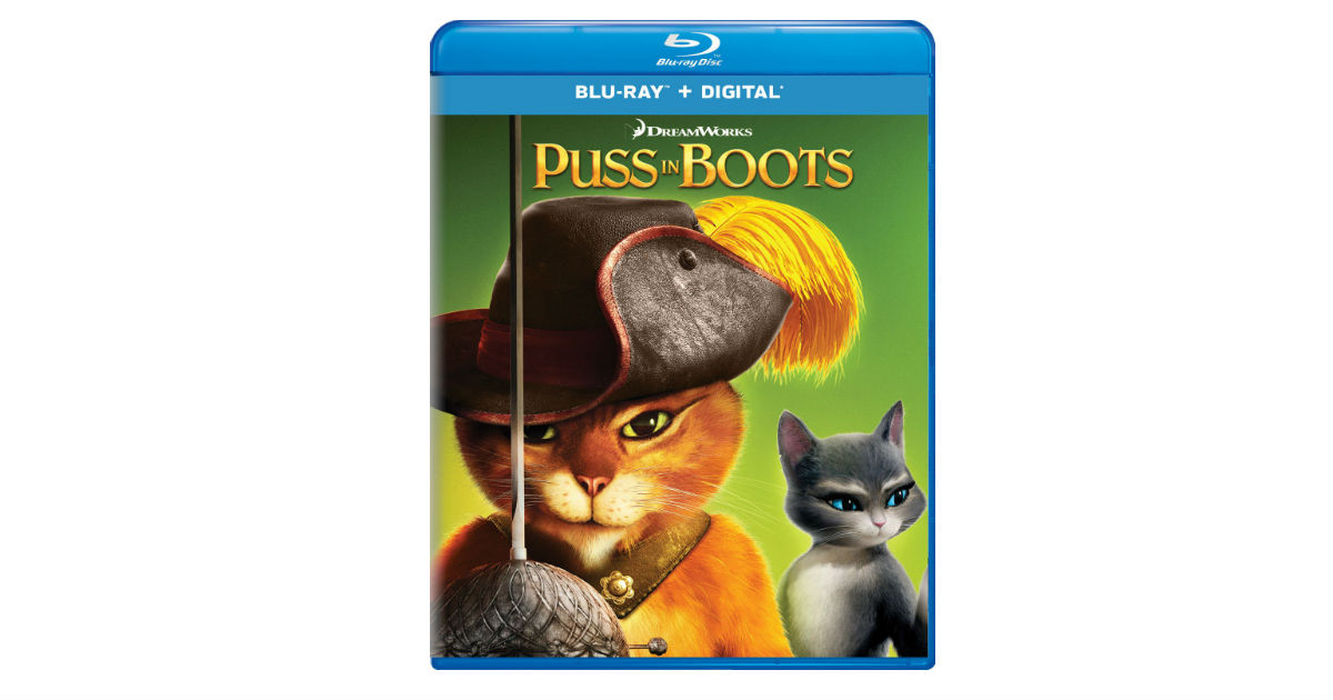 Puss in Boots on Blu-ray ONLY $4.99 on Amazon