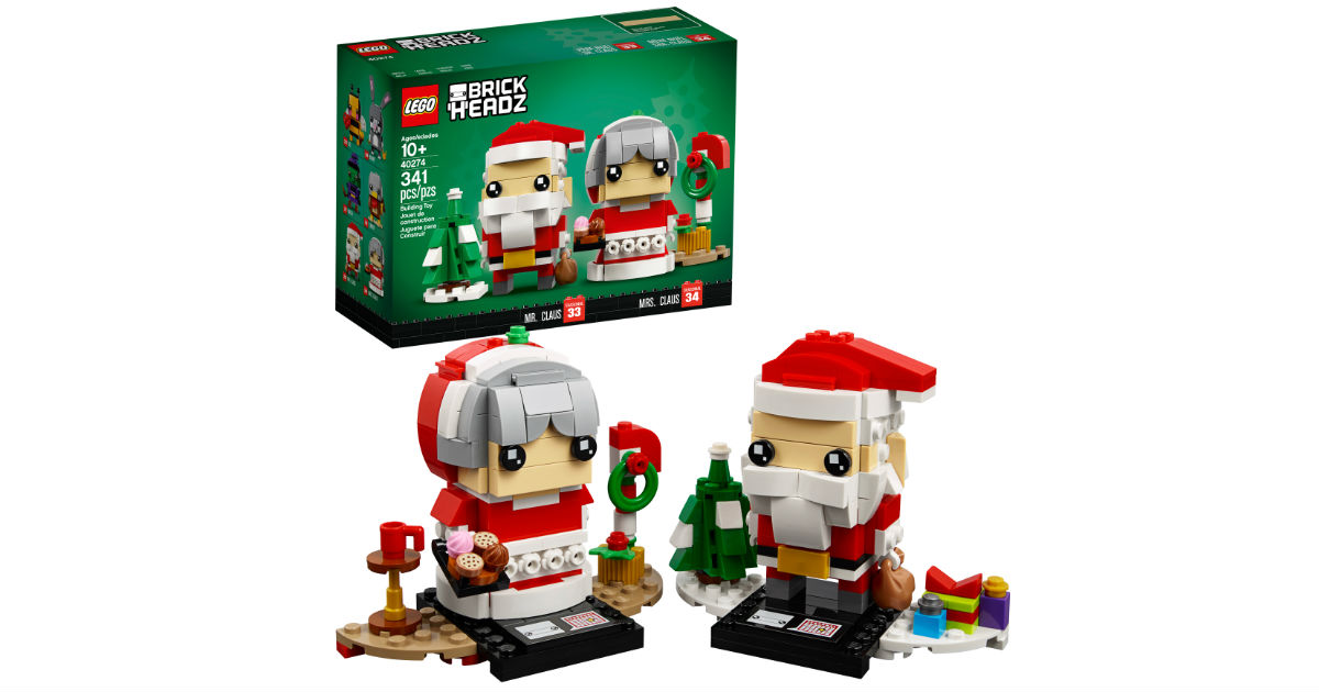 LEGO BrickHeadz Mr. & Mrs. Claus ONLY $13.99 (Reg $25)