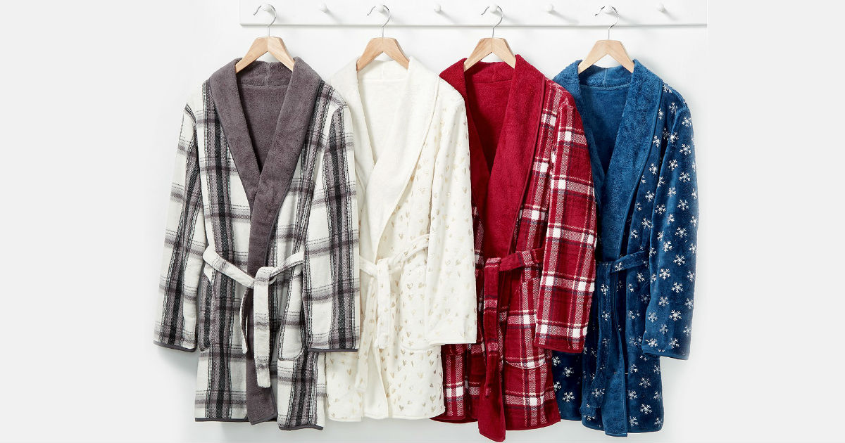 Martha Stewart Reversible Plush Robe ONLY$17.48 at Macy’s