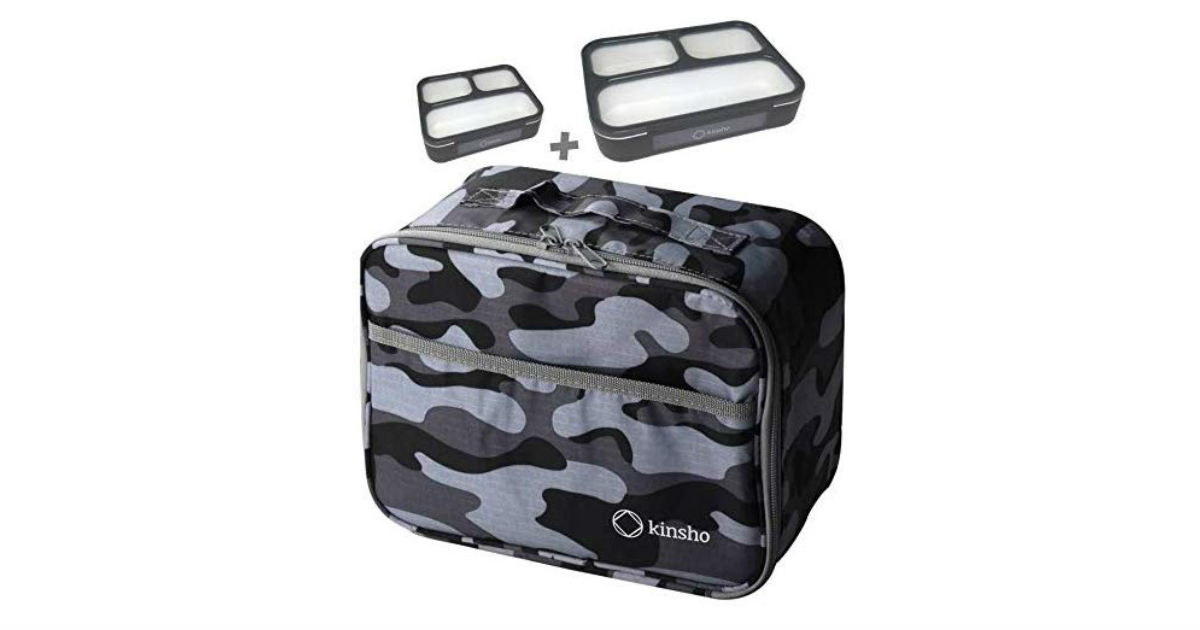 Lunch Box with 2 Bento Boxes ONLY $12.43 on Amazon