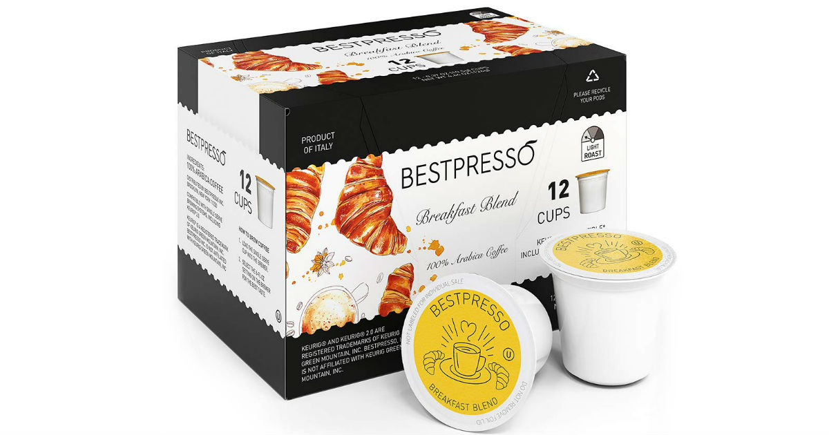 Bestpresso Breakfast Blend K-Cups 96-Count ONLY $24.14 Shipped