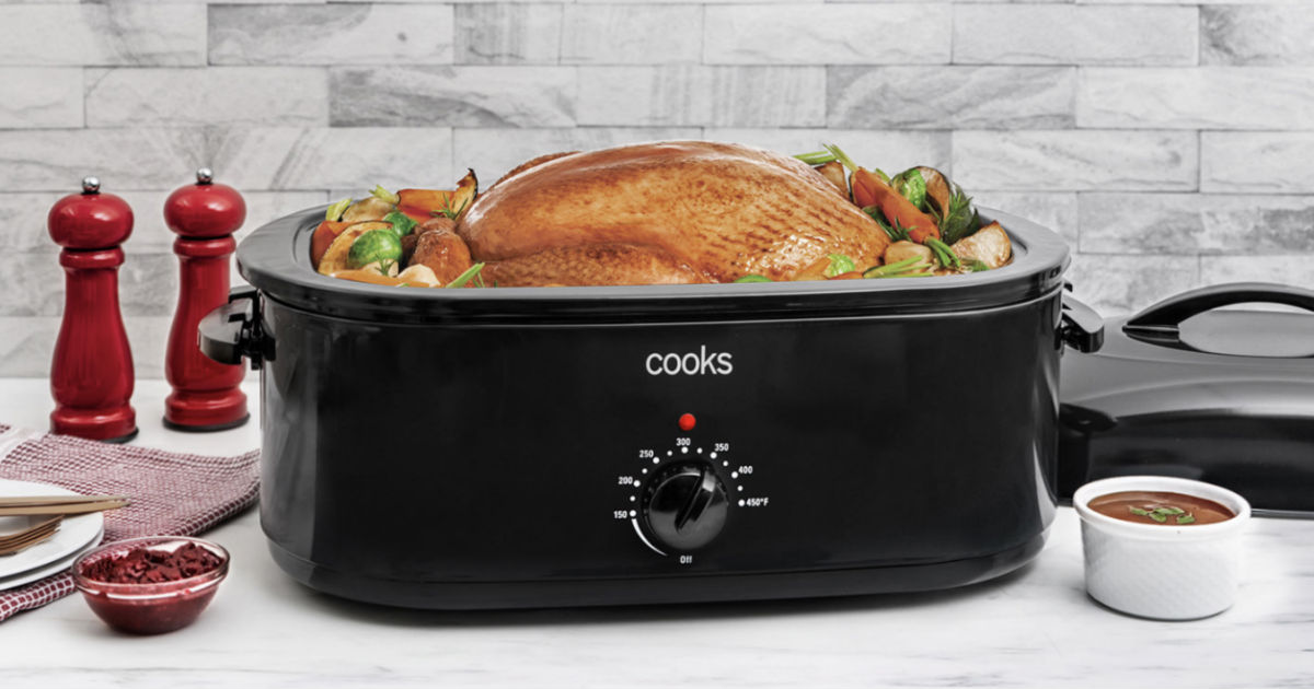 Cooks 18-Quart Turkey Roaster ONLY $35.99 (Reg $100) at JCPenney