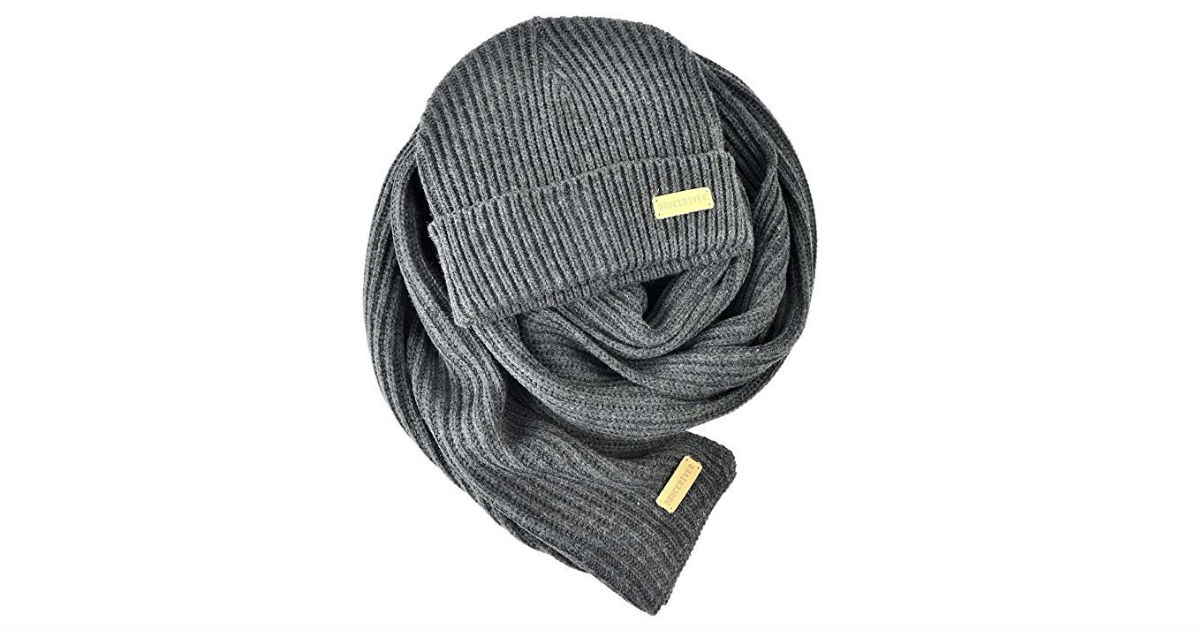 Knit Scarf and Hat Set ONLY $9.71 (Reg. $25)