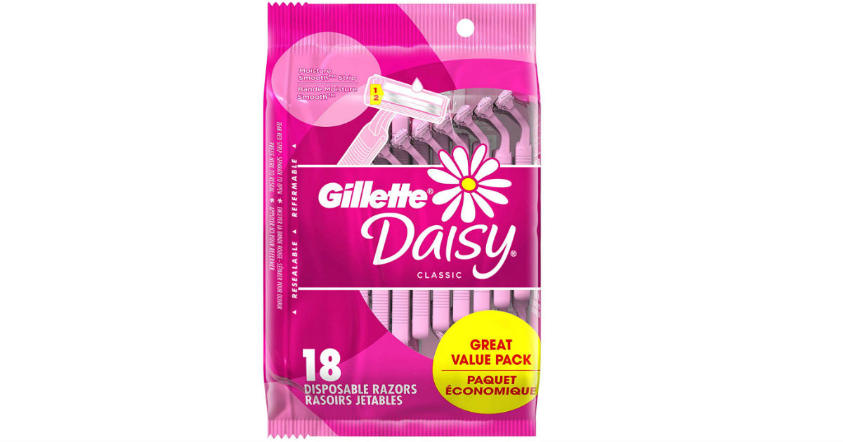 Gillette Daisy Classic Women’s Disposable Razors ONLY 1.99 Daily Deals & Coupons
