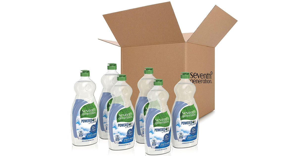 6-Pack of Seventh Generation Dish Liquid Soap ONLY 11.65 Shipped