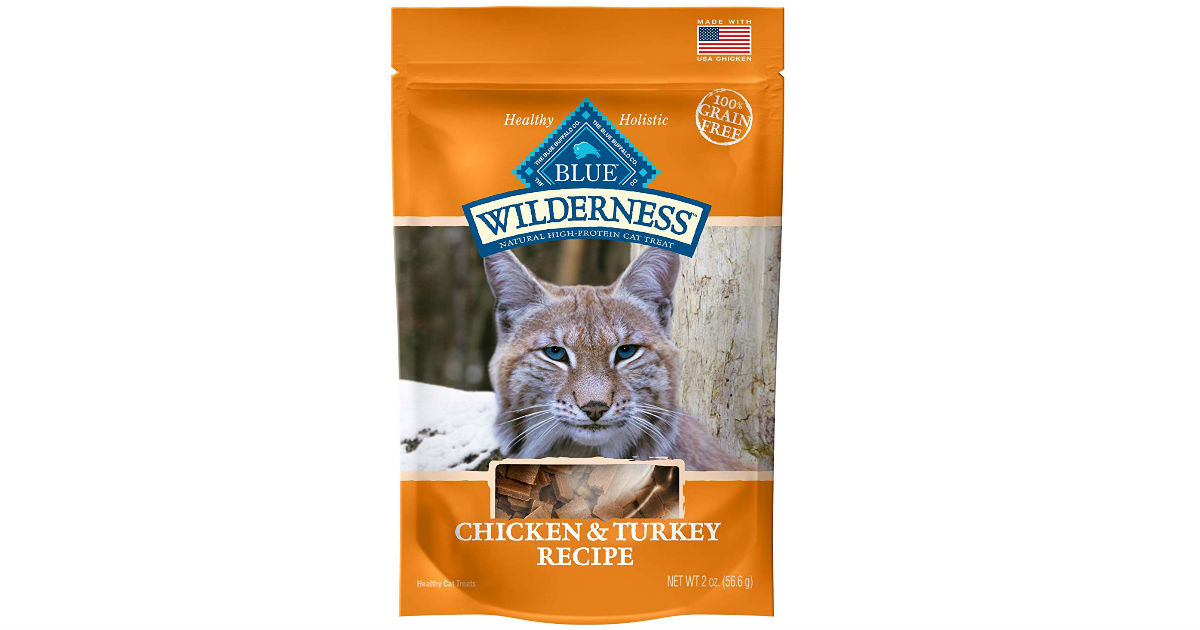 Buffalo Wilderness Grain Free Soft-Moist Cat Treats ONLY $0.96