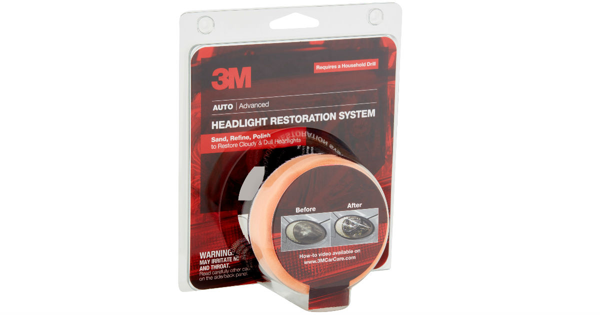 3M Auto Advanced Headlight Restoration System ONLY $9.40