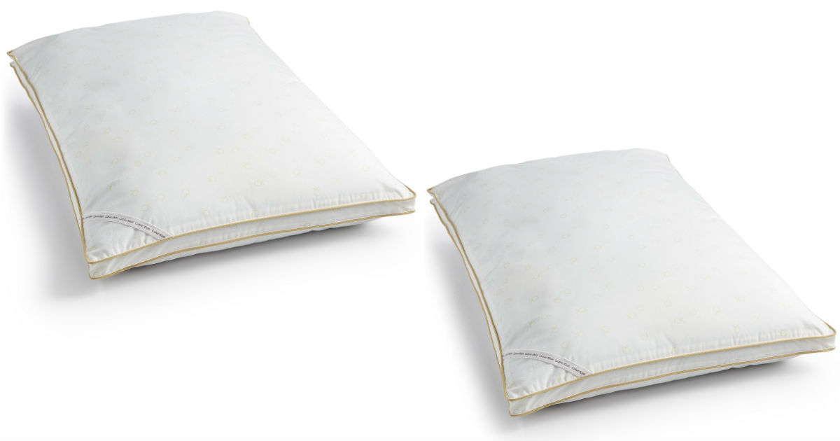 Calvin Klein Standard Pillows ONLY $5.99 at Macy’s (Reg $34)