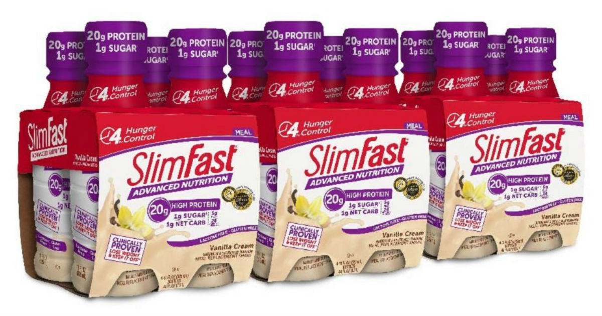 Slimfast Advanced Nutrition Shake 12-Pk ONLY $10.94 Shipped