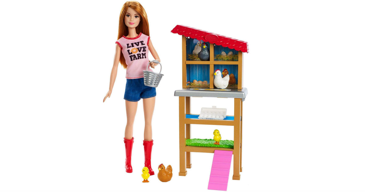 Barbie Chicken Farmer Doll and Playset ONLY $9.97 (Reg. $20)