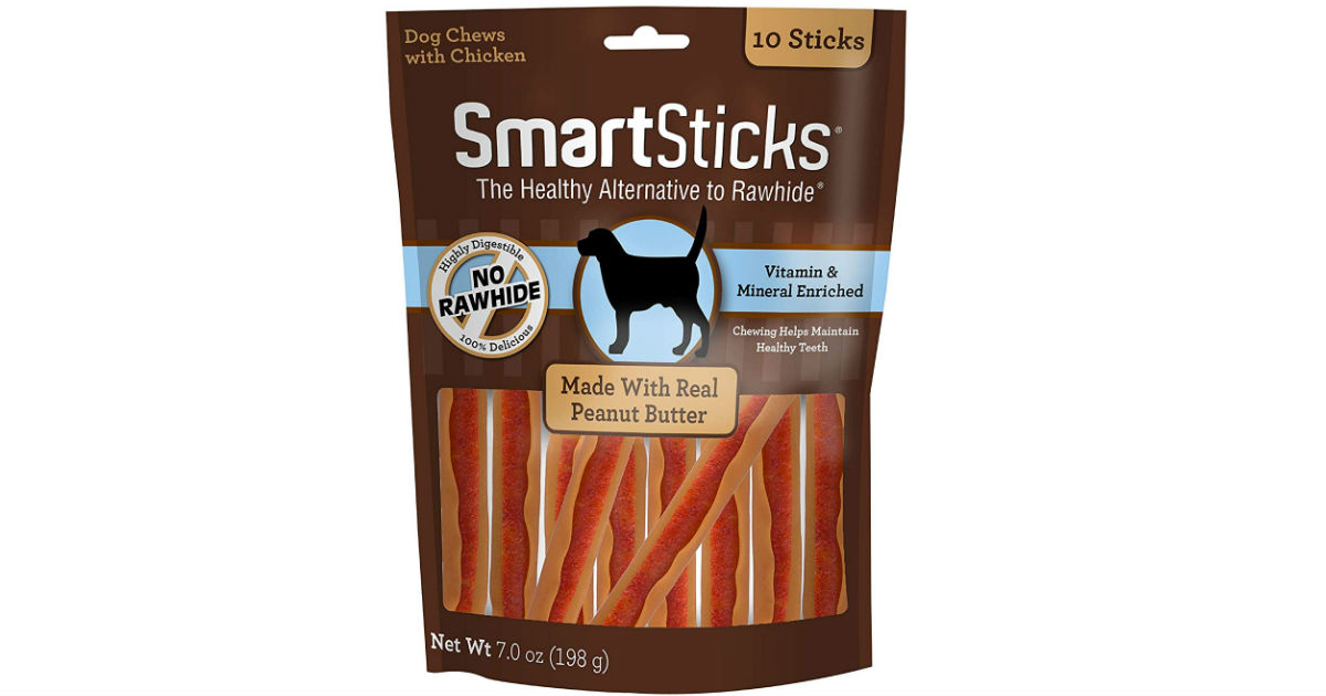 SmartBones SmartSticks Rawhide Free Chews ONLY $4.35 (Reg $13)